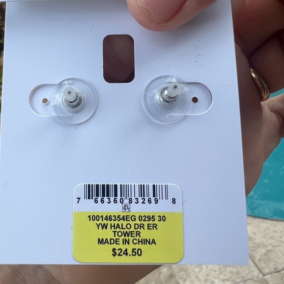 CHARTER CLUB Pavè & Stone Drop Crystal Earrings - Picture 10 of 10